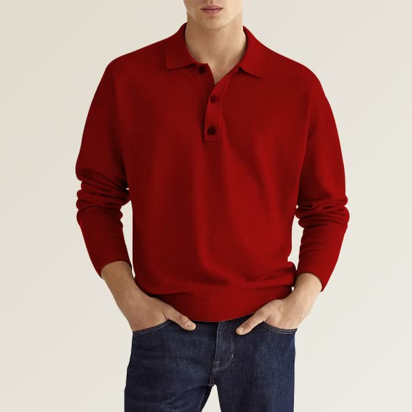 Leonardo™ | Long Sleeve Heren Polo